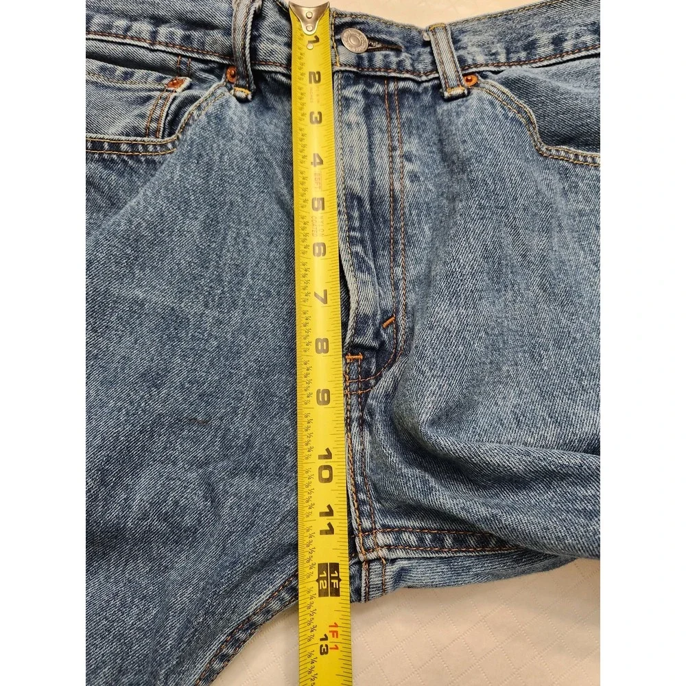 Levis 505 Jeans Mens 36x32 Blue‎ Denim Straight Leg Regular Fit Medium Wash
